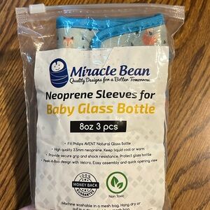 Miracle Bean 8oz Avent Bottle Coozies
